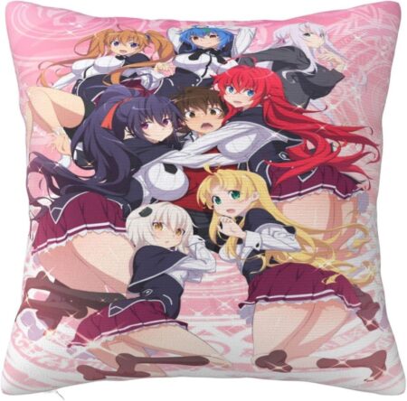 Anime Manga High School Dxd Pudebetræk Dekorative kaste pudebetræk Blød sovesofa Pudebetræk til stue Soveværelse Sofa 24 "x24" 24x24