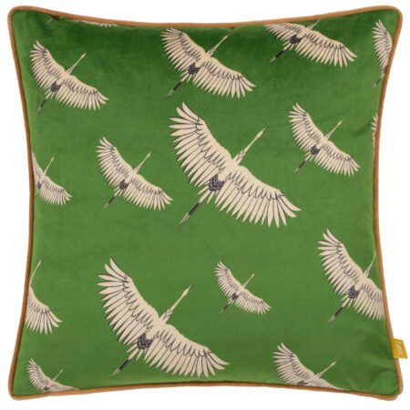 Avalon Cushion Green, Green / 43 x 43cm / Cover Only