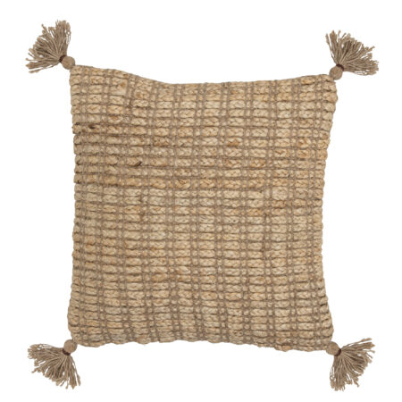 BLOOMINGVILLE Felina Pude, Natur, Jute W: 45cm, L: 45cm