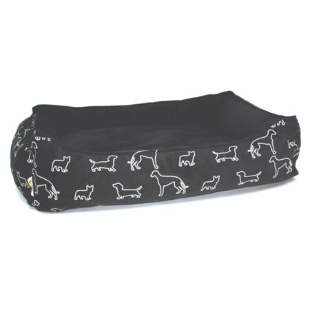 BOB Cozy Hundeseng Black Doggies