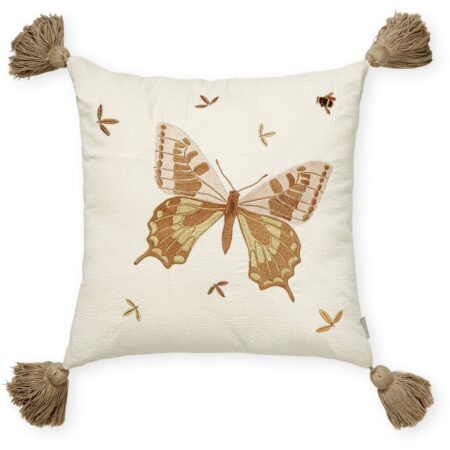 Cam Cam Copenhagen Butterfly Broderet Pude