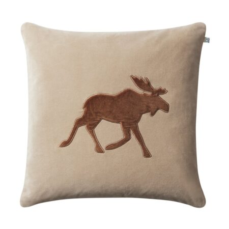 Chhatwal & Jonsson Moose pudebetræk 50x50 cm Tan-cognac