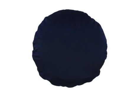 Christina Lundsteen, Basic round pude, dark blue,Ø45 cm