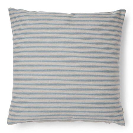 Compliments Outdoor Fine Stripe Cushion Dusty Blue 45x45 cm