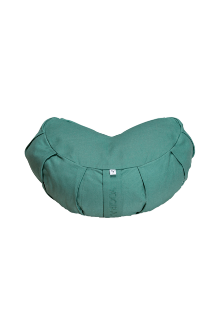 Crescent meditation cushion Moss green