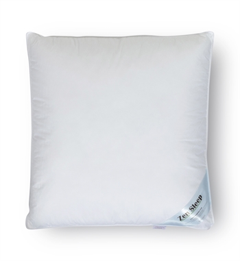 Dunfiber allergivenlig hovedpude - 60x63 cm - Mellem - Zen Sleep