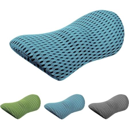 Ergonomisk Memory Foam Lændepude, lindrer rygsmerter, CMFY Åndbar & Aftagelig & Vaskbar, Perfekt Bac