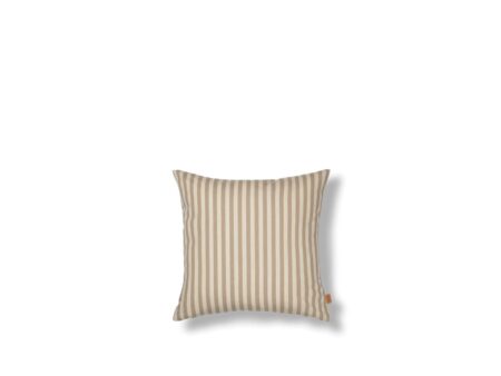 Ferm Living - Strand Outdoor Pude - Pude - Sand/Off-white - W50 x H50 cm