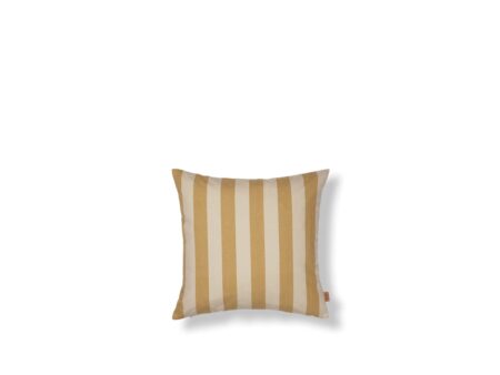 Ferm Living - Strand Outdoor Pude - Pude - Warm Yellow/Parchment - W50 x H50 cm