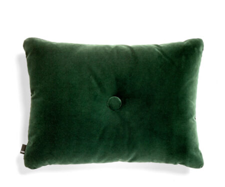HAY Dot Cushion - Dark Green Velour