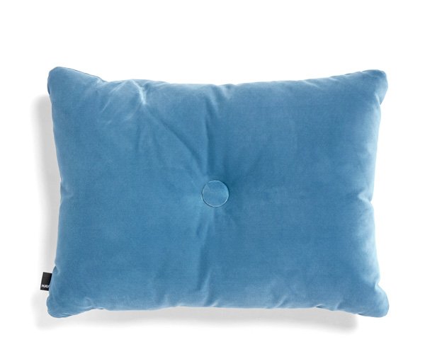 HAY Dot Cushion - Soft Blue Velour
