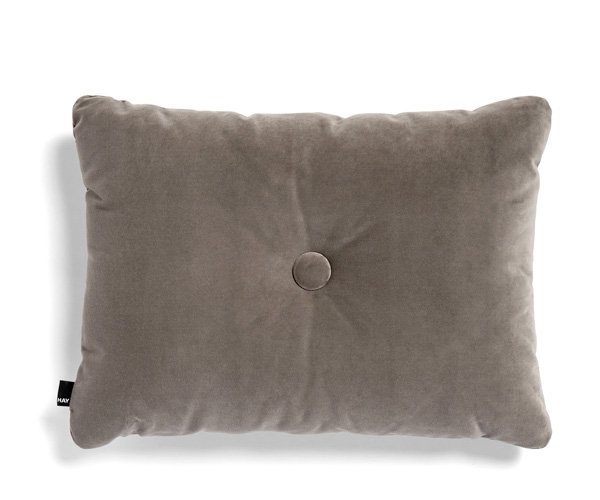 HAY Dot Cushion - Soft Warm Grey Velour
