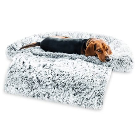 Hundeseng hundepude til hunde - 115 x 95 cm hundesofa til små mellemstore og store hunde hundesenge sofabeskyttelse hundekurv hundetæppe