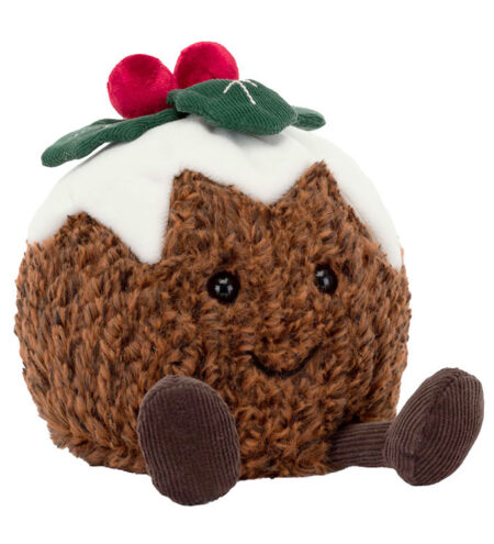 Jellycat Bamse - Amuseables Christmas Pudding