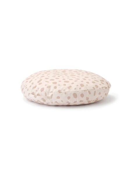 Kid Made Modern - Floor Cushion Dot - White - Diameter: 60 cm Height: 14.5 cm