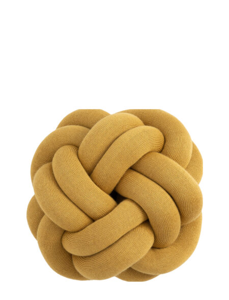 Knot Cushion Design House Stockholm Yellow