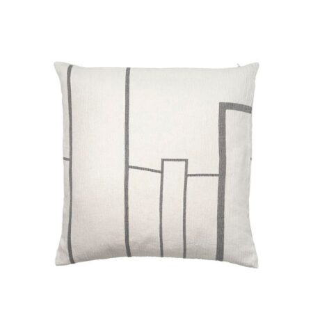 Kristina Dam Studio Architecture Cushion Cover 60x60 cm - Off White/Black