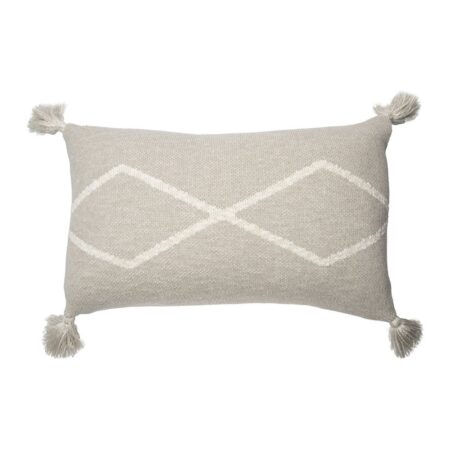 Lorena Canals - Oasis Knitted Cushion - 30x48cm - Soft Linen