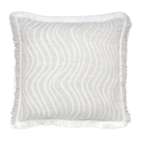 Marimekko - Silkkikuikka Cushion Cover 50x50cm - Beige/White