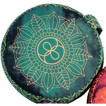 Meditationspude klassisk chakra stil - Grøn - Meditationspuder - GodKarmaShop.dk