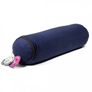 Mini Bolster mørke blå - Yoga - Pude - Bolster - GodKarmaShop.dk