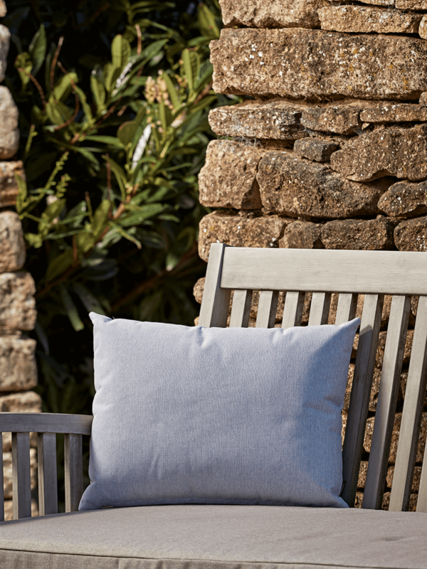 NEW Indoor Outdoor Rectangular Cushion - Soft Blue
