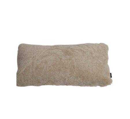 Natures Collection New Zealand Sheepskin Cushion 30x60 cm - Pearl