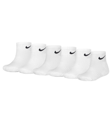 Nike Strømper - Cushioned - Dri-Fit - 6-Pak - Hvid