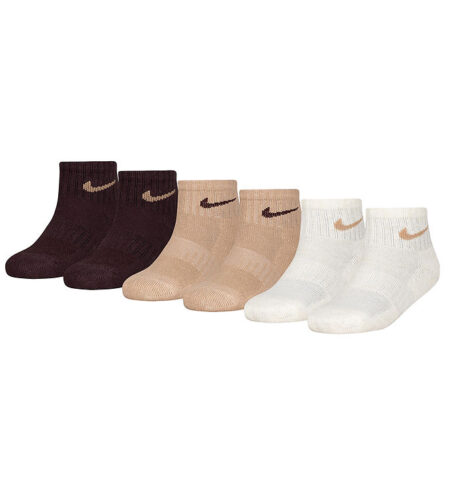 Nike Strømper - Cushioned - Dri-Fit - 6-pak - Brun/Beige