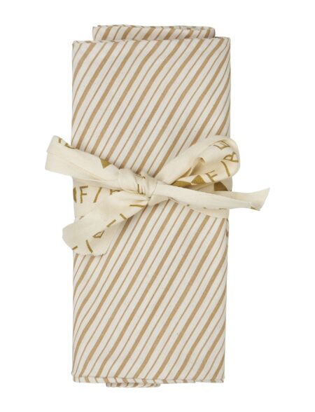 Nursing Pillow Cover - Caramel Stripes Fabelab Beige