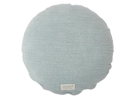 OYOY, Kyoto rund pude, dusty blue,Ø40 cm