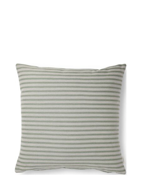 Outdoor Fine Stripe Cushion Compliments Green