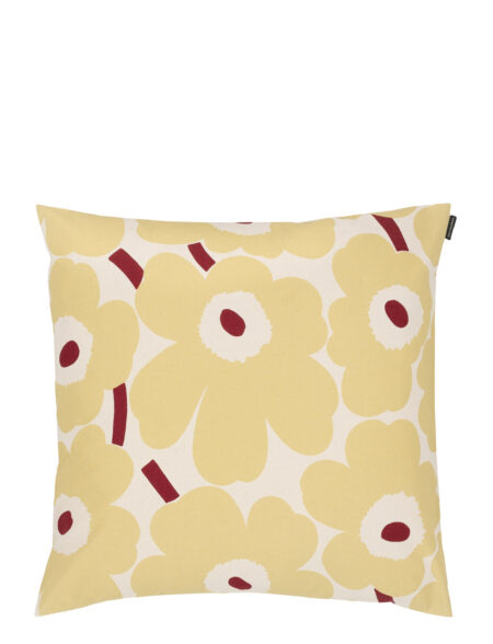 P.unikko Cushion Cover 50X50Cm Marimekko Home Yellow