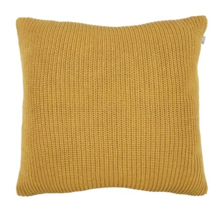 PRESENT TIME PUDE KNITTED LINES (MUSTARD YELLOW)