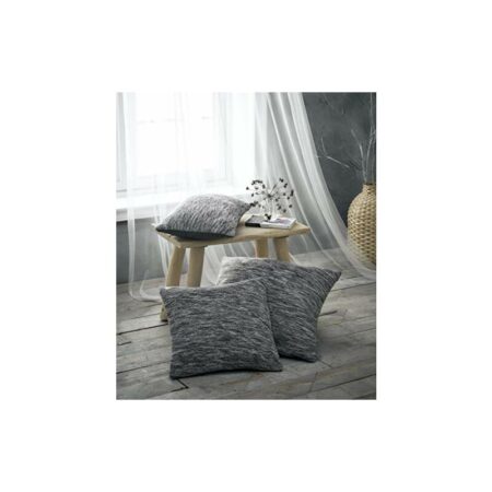 Palazzo Grey Filled Knitted Boudoir Cushion 32x50cm - BM