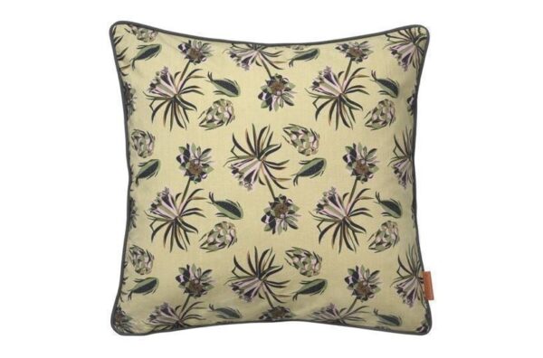 Palm Flower pude i farven army 50x50 cm fra Cozy Living