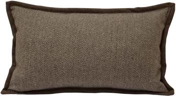 Pyntepudebetræk - 30x50 cm - Brun - Betræk til sofapuder