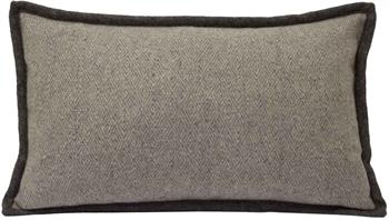 Pyntepudebetræk - 30x50 cm - Lys grå - Betræk til sofapuder