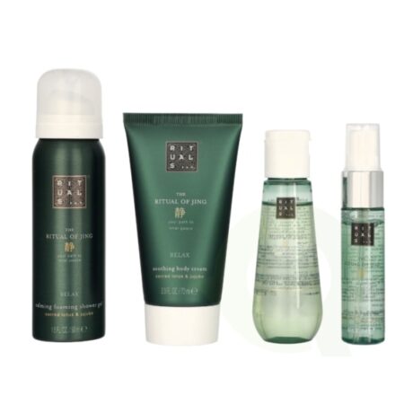 Rituals Jing Set 190 ml Foaming Shower Gel 50ml/Body Cream 70ml/Sleep Pillow & Body Mist 20ml/Dry Oil 50ml