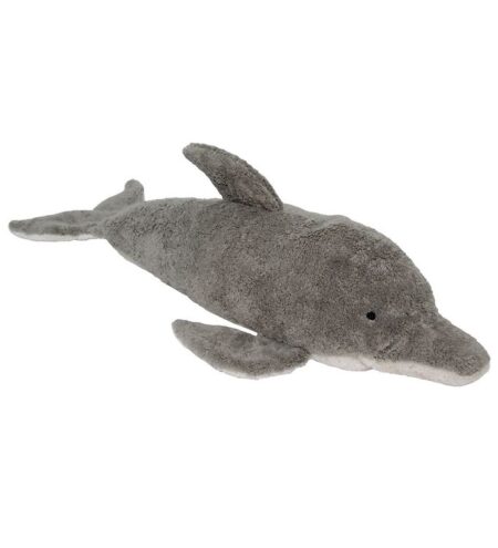 Senger Naturwelt Varmepude - Stor - 66 cm - Delfin - Grå/Hvid