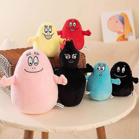 Szmtcv Barbapapa Plys Legetøj Anime Barbapapa Doll Soft Fyldte Legetøj Kawaii Barbapapa Monster Doll Pude Børn Fødselsdag Julegave blå