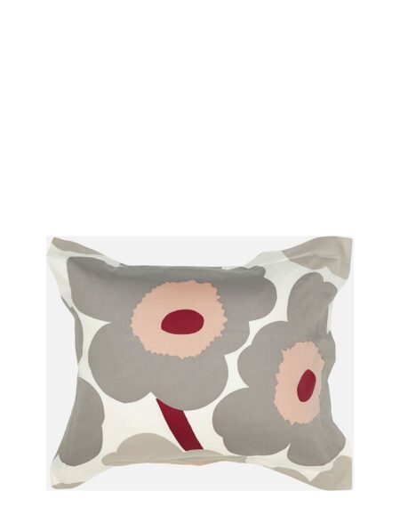 Unikko Satin Pc 50X60 Cm Marimekko Home Grey