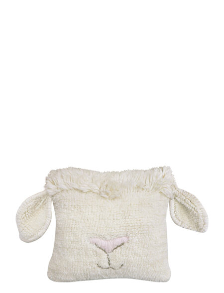 Woolable Cushion Pink Nose Sheep Lorena Canals Cream