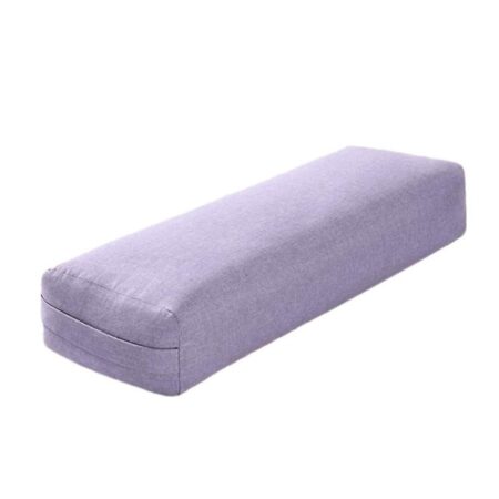 Yoga pude blød vaskbar polyester rektangulær bærbar yoga bolster sovepude yoga fitness sup