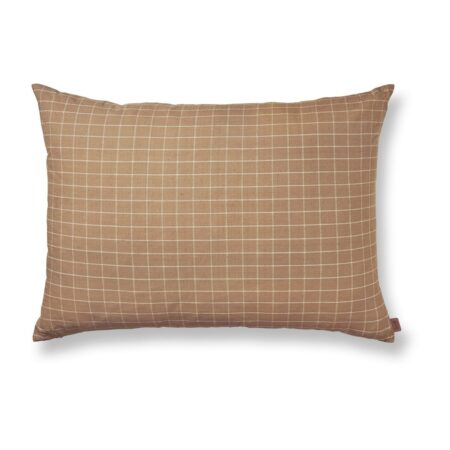 ferm LIVING Brown pude 60x80 cm Check