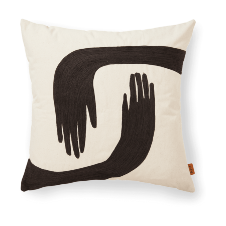 ferm LIVING Pose pude 50x50 cm Coffee-undyed