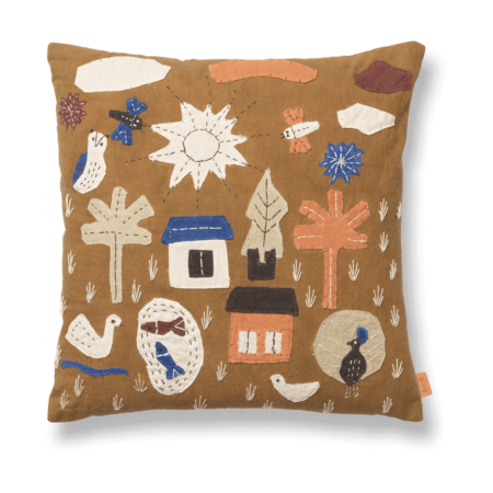 ferm LIVING Village pude 40x40 cm Sugar Kelp