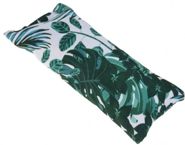 neck cushion plant pattern 41 cm polyester green